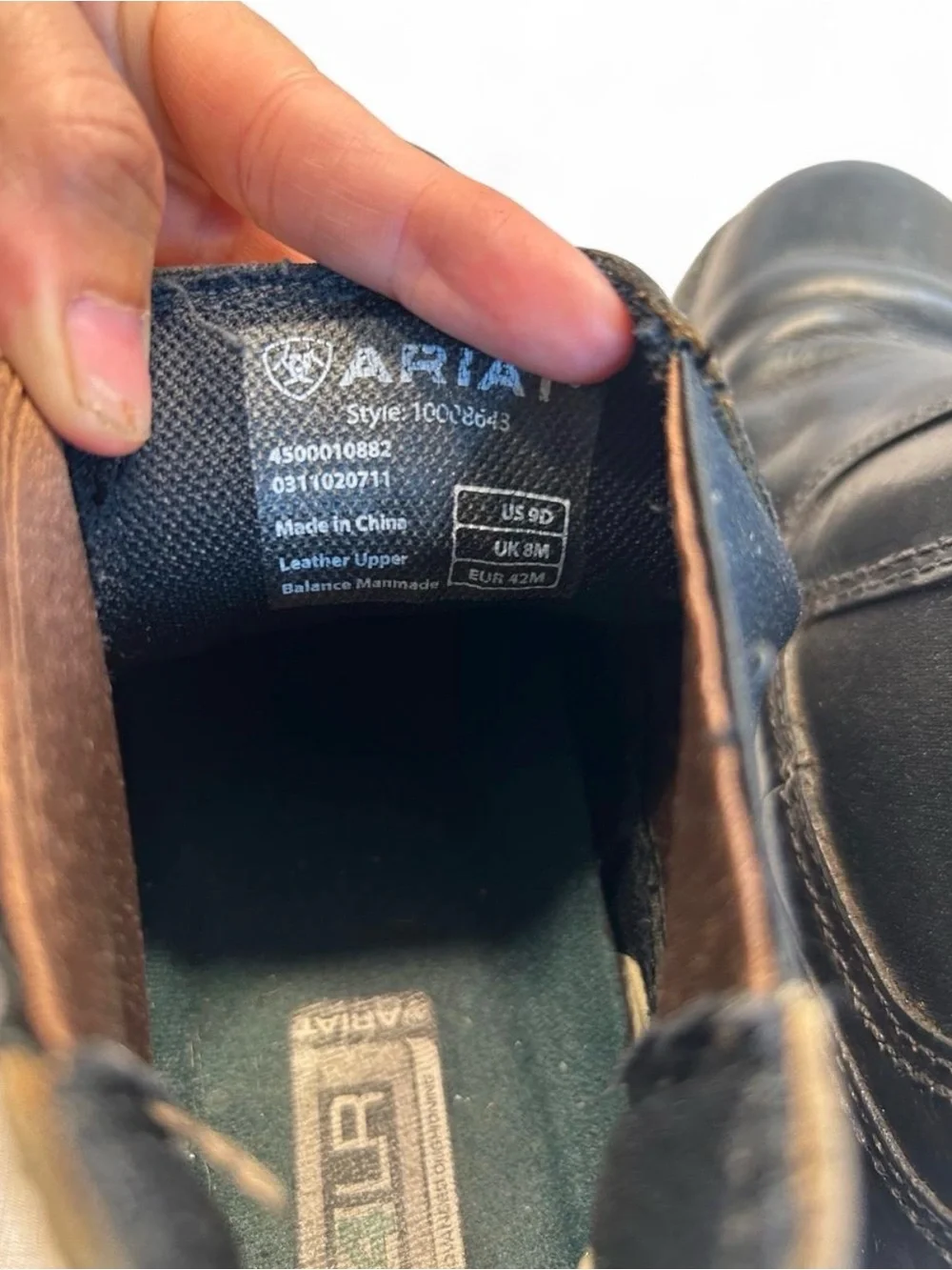 Ariat sleek black